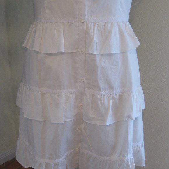Gal Meets Glam Anna Ruffle Tiered Mini Dress NWT - Picture 6 of 12